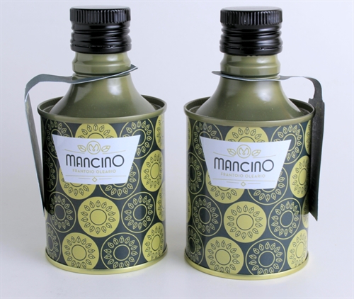 Mancino koldpresset olivenolie i dåse 250m.